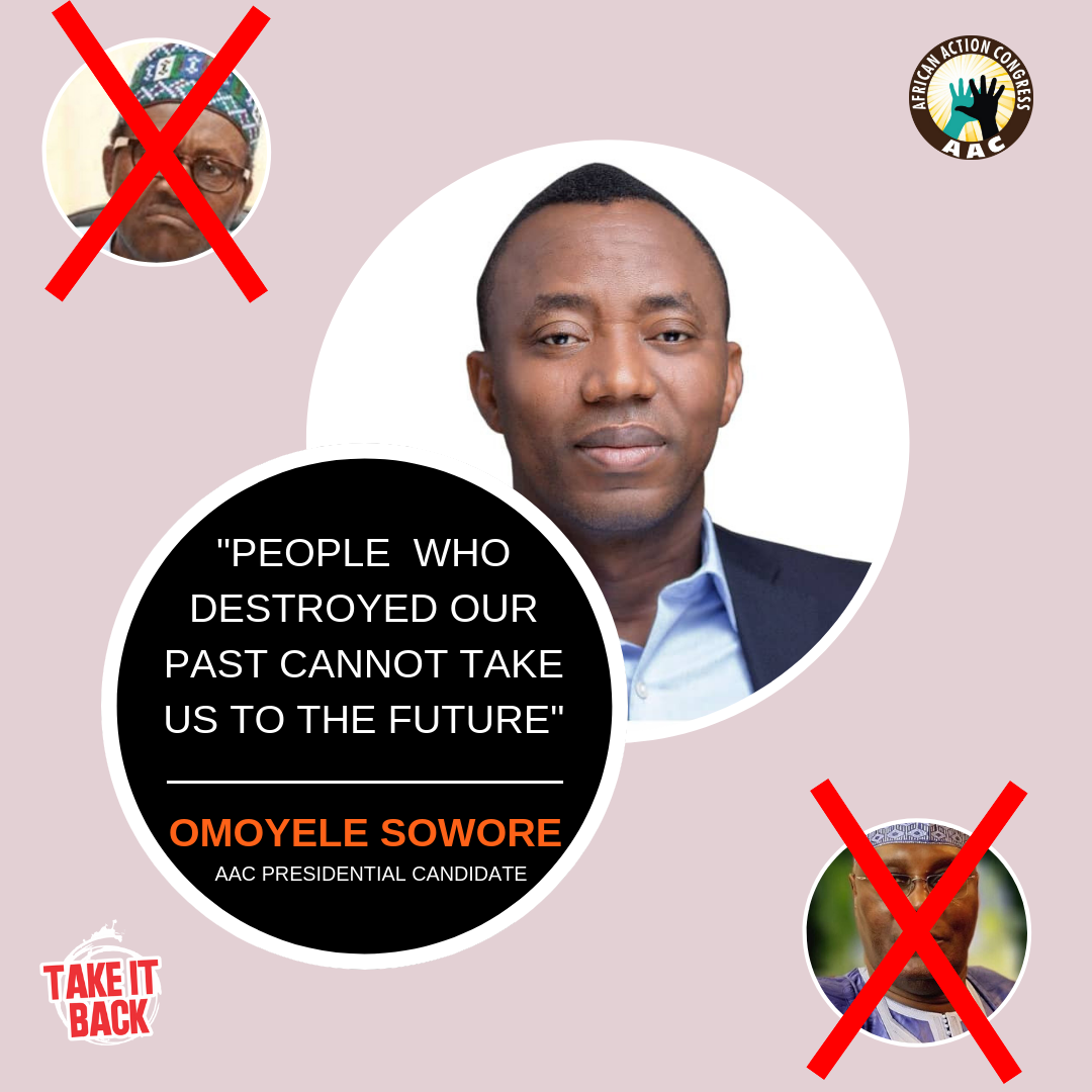 SOWORE’S AFRICAN ACTION CONGRESS DECLARES ITS MANIFESTO AS BEST FOR NIGERIAN CREATIVE SECTOR
