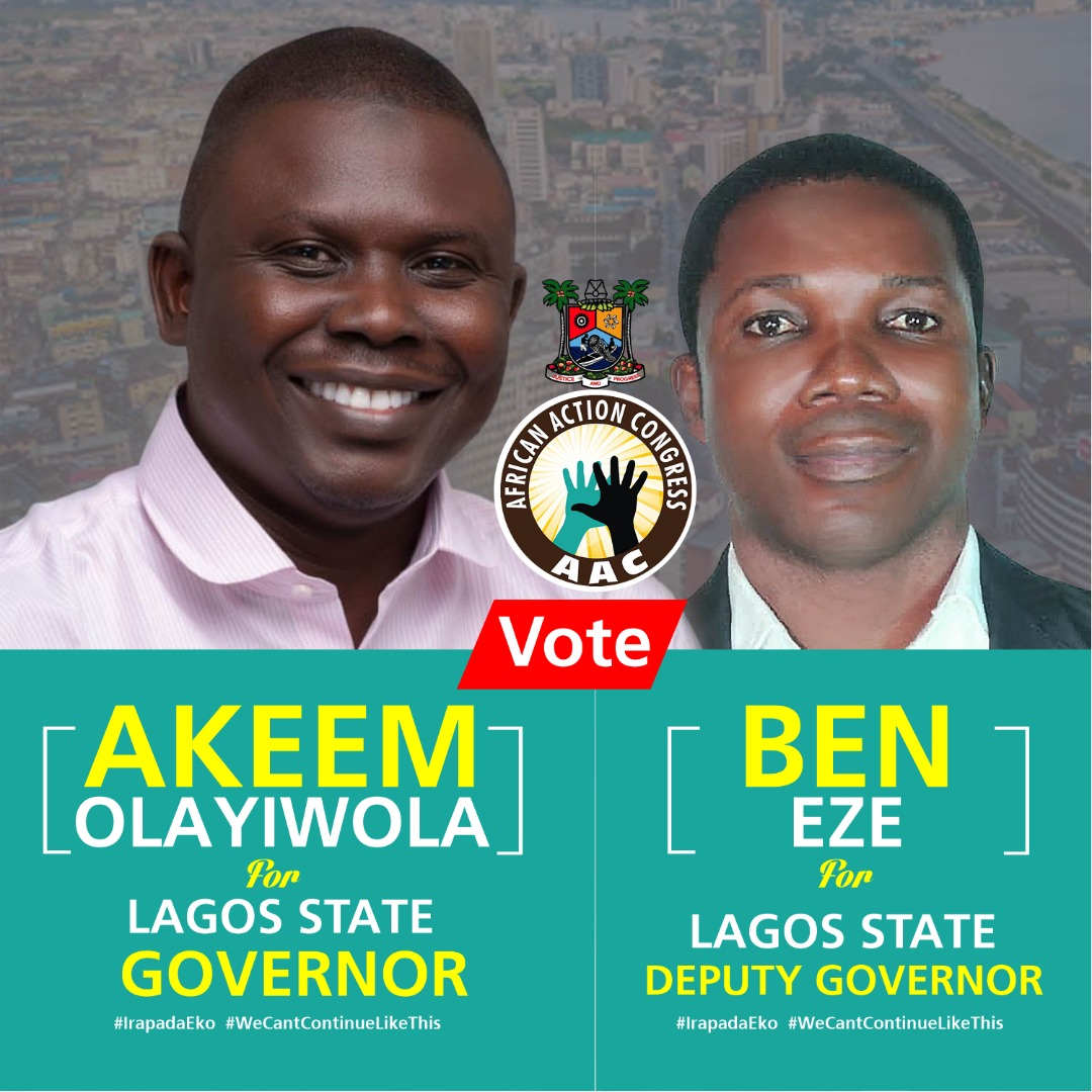 Lagos is not a Mega City  – Akeem Olayiwola AAC Lagos guber candidate blows hot