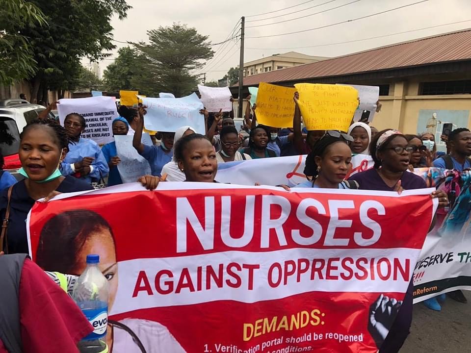 Over the years, the Nigerian nurses like all other professionals have been fed with a wage only sufficient for them to wake the next day to slave away and again. Despite the poor wages and conditions of work, they have toiled to achieve whatever health outcomes we have today. They deserve respect and dignity of labour; all that we as a party have explained in our manifesto for total liberation. 